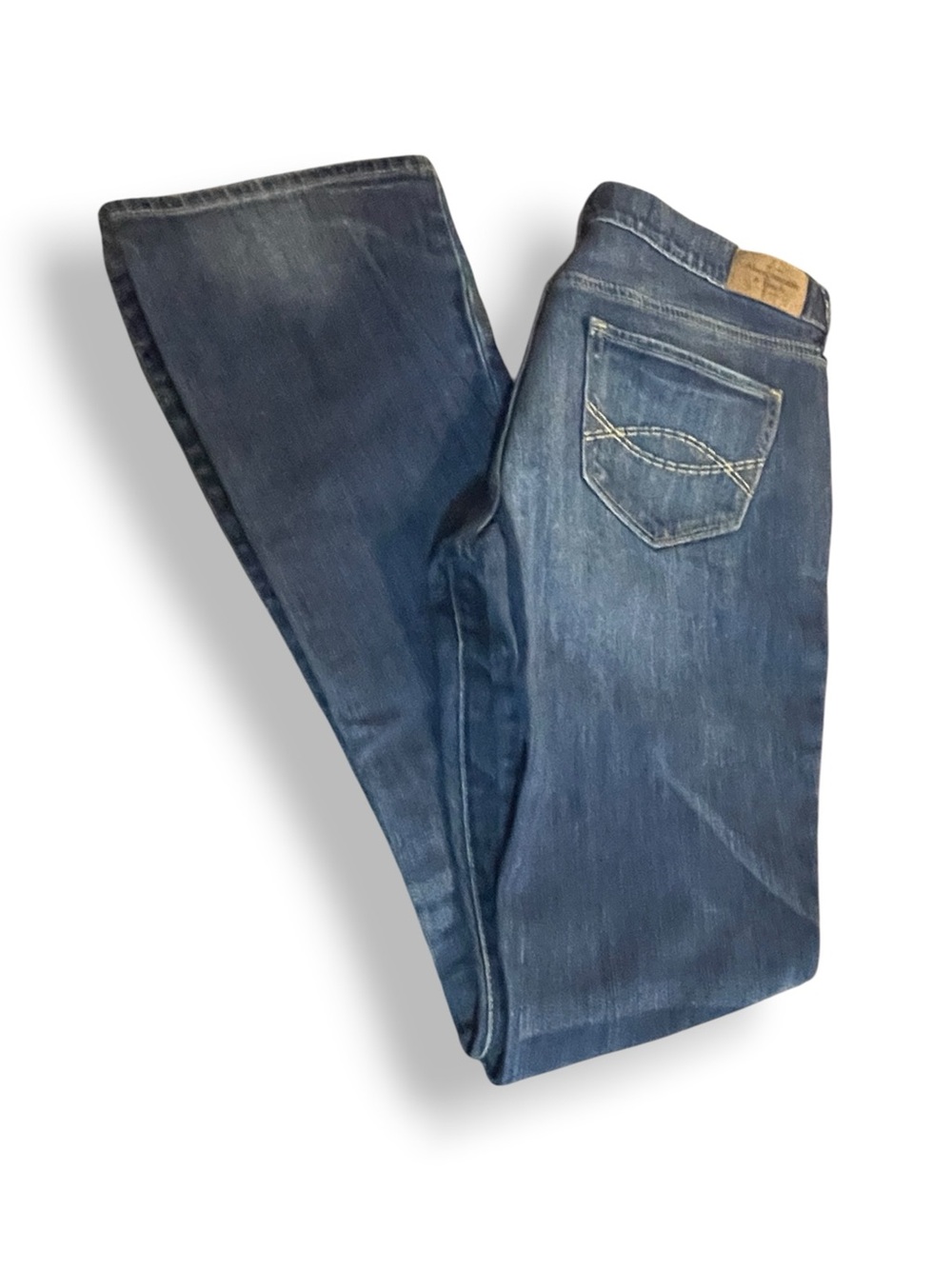 ✨ Abercrombie & Fitch Emma Low Rise Bootcut Jeans 4R Medium Wash Y2K
